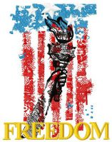 Torch of liberty 2 embroidery design