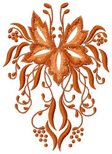 Fantastic flower 1 machine embroidery design