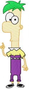 Ferb  embroidery design