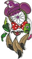Disney dreamcatcher embroidery design