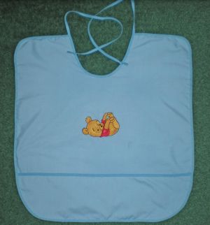 baby bib with embroidery design 