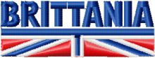 Brittania Logo embroidery design
