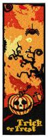 Halloween bookmark 2 embroidery design