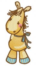 Cute pony 2 embroidery design