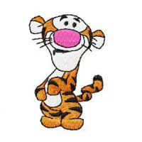 Tigger mini 1 embroidery design