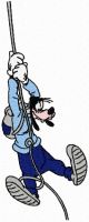 Goofy Climber embroidery design