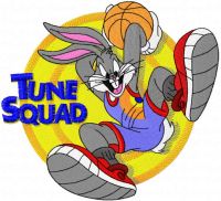 Tune squad embroidery design