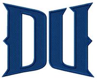 Drexel Dragons logo 4 embroidery design