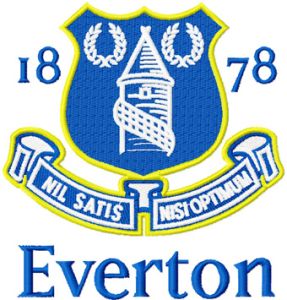 Everton Football Club embroidery design