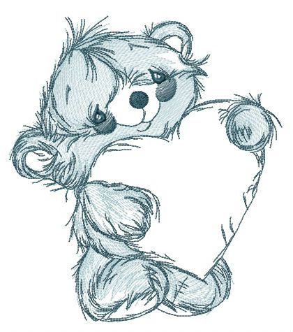 Cute teddy bear 🐻 drawing #art #draw #drawing #pencil #easyart | TikTok