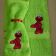 Elmo design on towel embroidered
