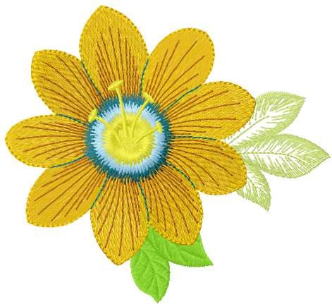 Flower- free embroidery design 34
