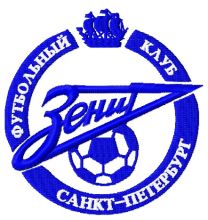 Zenit FC logo embroidery design