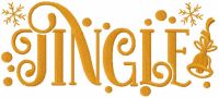 Jingle embroidery design