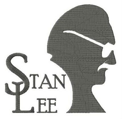 Stan Lee machine embroidery design
