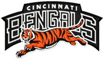 Cincinnati Bengals Logo machine embroidery design