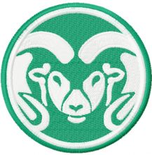 Colorado State Rams embroidery design