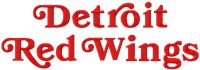 Detroit red wings woodmark logo embroidery design