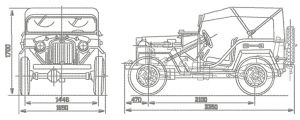 Plan of old car embroidery design