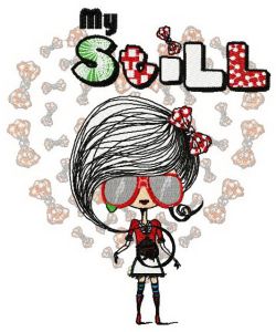 My still embroidery design