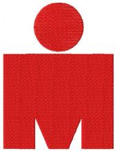 Ironman Triathlon logo embroidery design