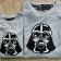 Darth Vader design on t-shirt embroidered