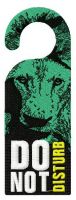 Don't disturb sign 3 embroidery design