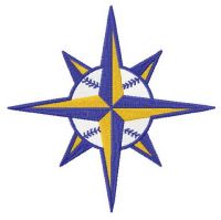 Seattle Mariners logo 2 embroidery design