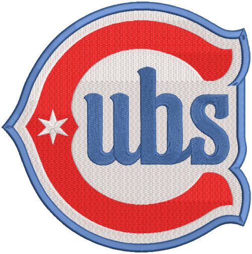 Chicago Cubs Jersey Logo embroidery design