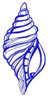 Sea shell 4 embroidery design