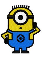 Silent Minion embroidery design