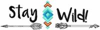 Stay wild 2 embroidery design