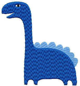Dino free embroidery design 2