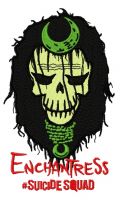 Suicide Squad Enchantress embroidery design