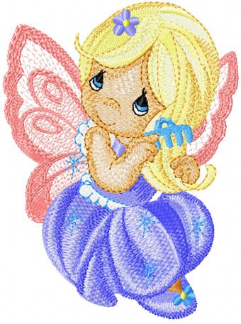 Little Fairy machine embroidery design