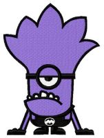 Purple Minion 2 embroidery design
