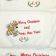 Three towels with Christmas embroidery designs