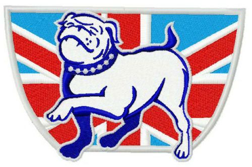 British bulldog 2 machine embroidery design