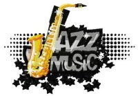 Jazz music embroidery design