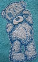 Teddy Bear applique embroidery design
