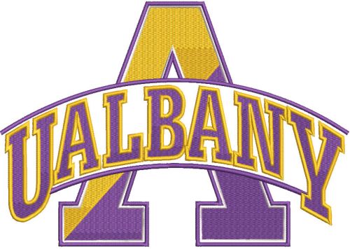 Albany Great Danes circle logo embroidery design