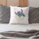 quare pillow with-sleeping stitch embroidery design