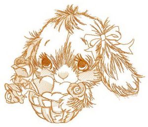 Present for Valentine's day embroidery design