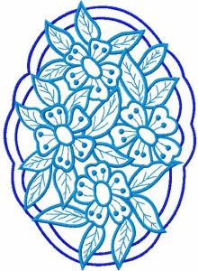 Flower lace 8 embroidery design