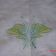 Wind in an autumn grass butterfly embroidered on table cloth