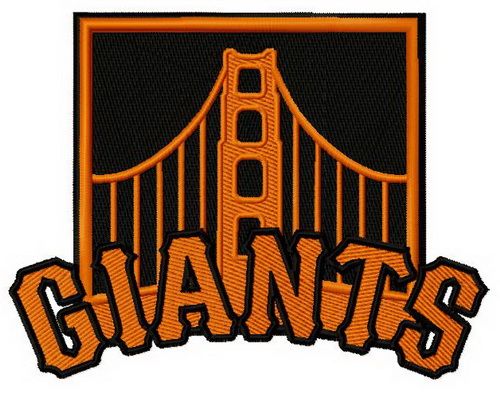 San Francisco Giants logo 2 machine embroidery design