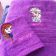 Anna and Elsa on embroidered towels