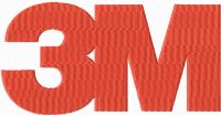 3M logo embroidery design