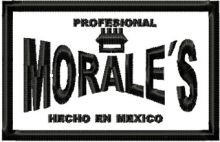 Morales Hecho En Mexico Logo embroidery design