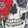 Skull and Roses embroidery